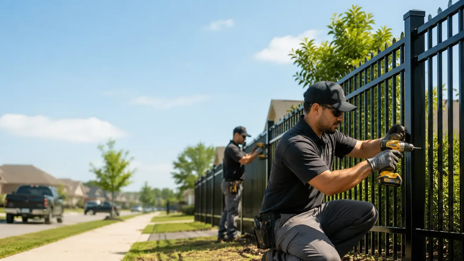 Metal Fence Installation in Afton, TN